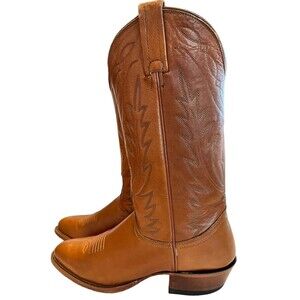 Nocona Tan Heeled Boots